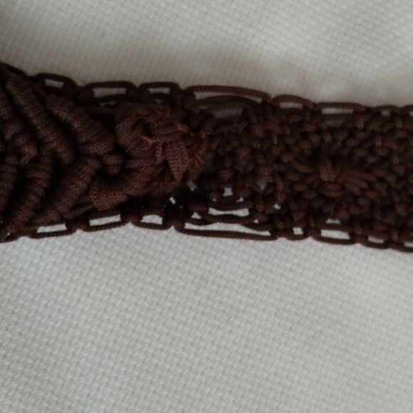 Macramé handmade towel holder - Picture 2 of 9